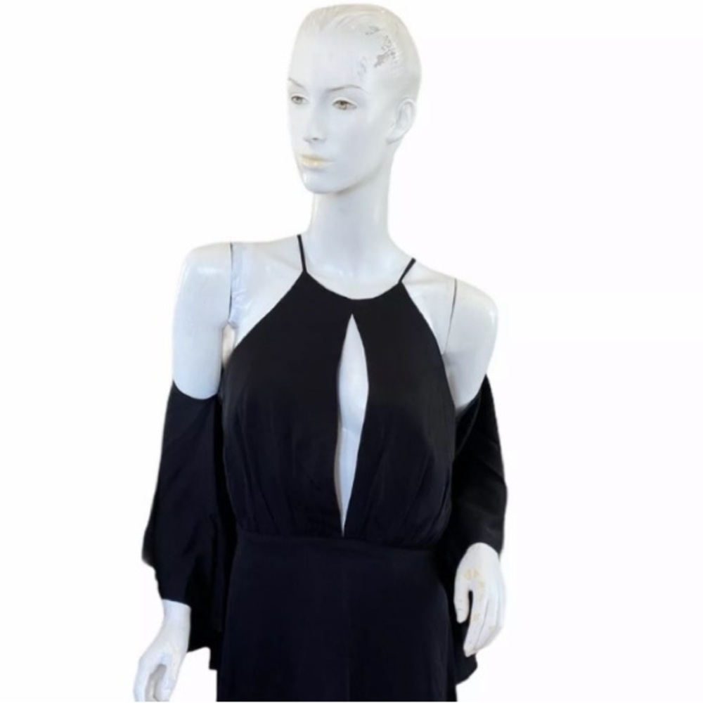Milly  size 10 Navy “The Selina” Silk dress perfect for wedding ,special event - Picture 3 of 14